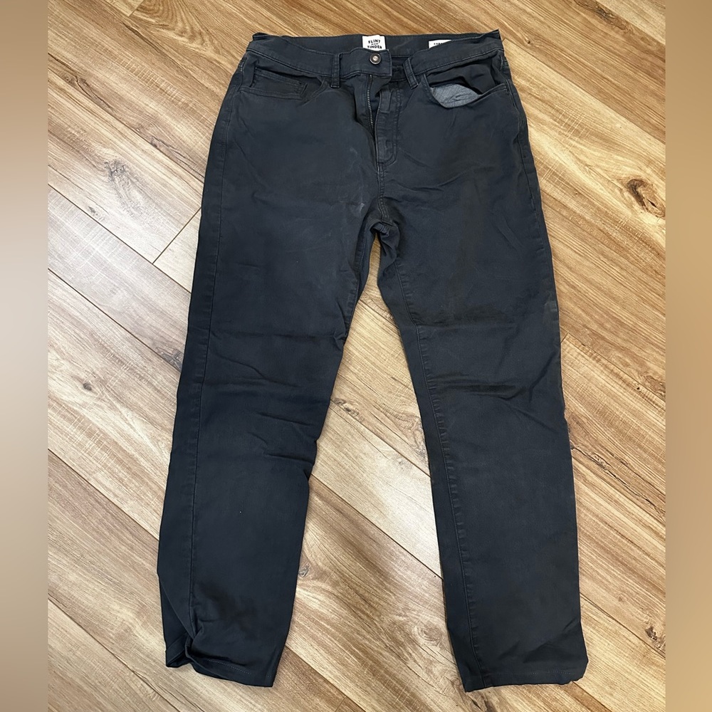 Huckberry Flint and Tinder 365 Pants Slim Tapered Charcoal 31” waist 28” length